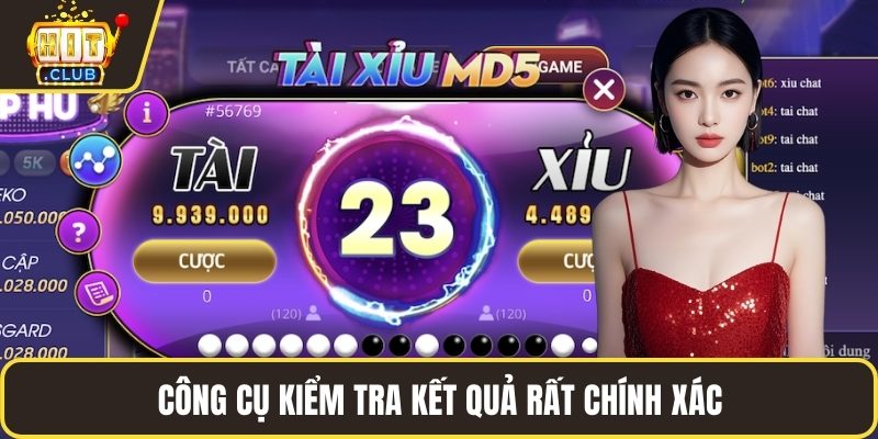 Công cụ kiểm tra kết quả rất chính xác